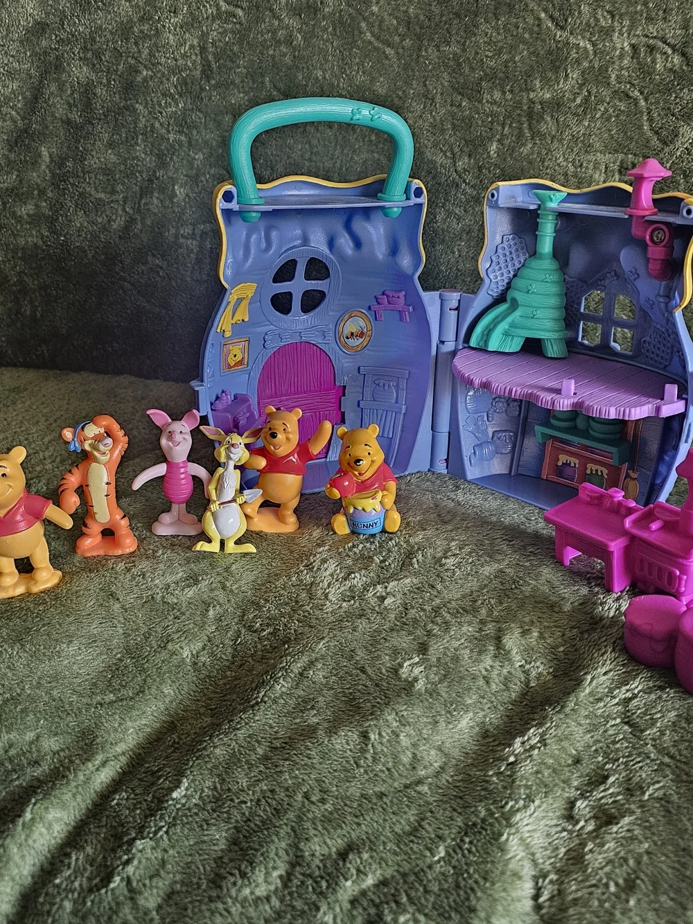 Vintage 90's Winnie The Pooh Honey Pot Carry House